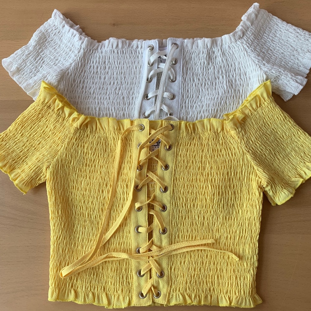 Lot of 2 Tops Seek The Label Brand LF NWOT